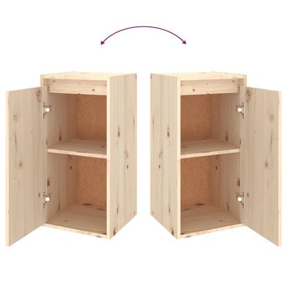 TV Cabinets 3 pcs Solid Wood Pine