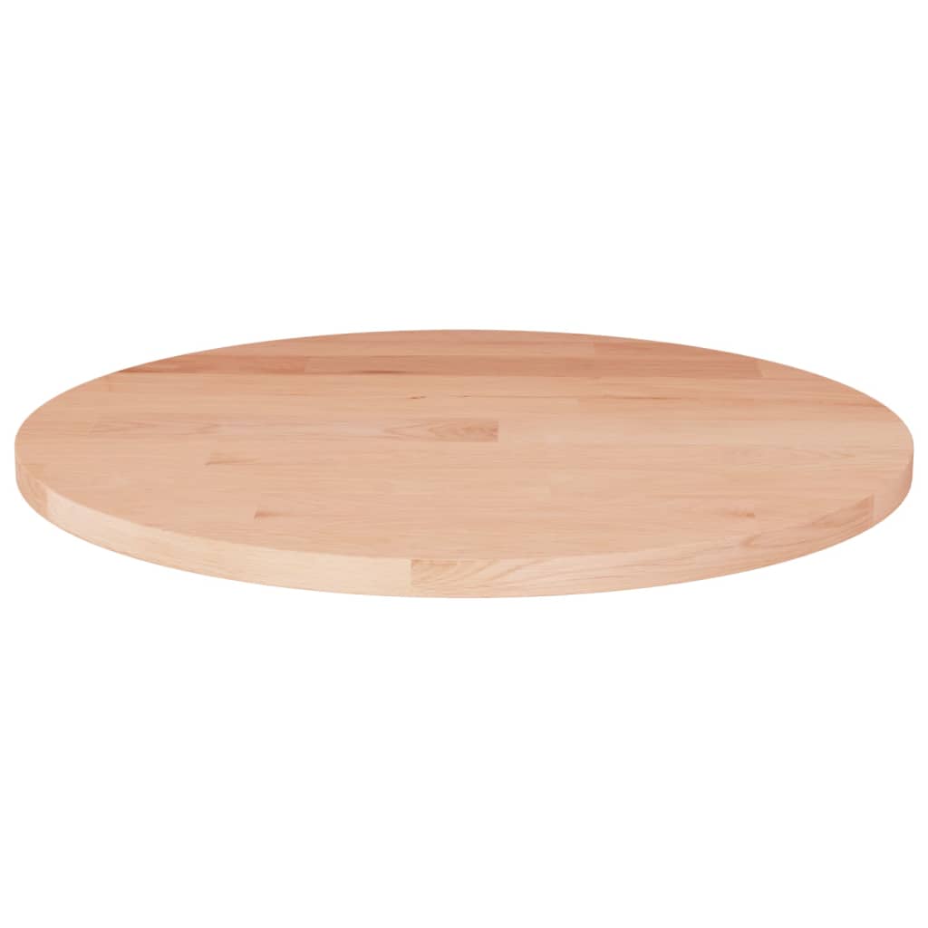 Round Table Top ??30x1.5 cm Solid Wood Oak