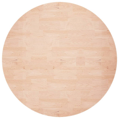 Round Table Top ??80x1.5 cm Solid Wood Oak
