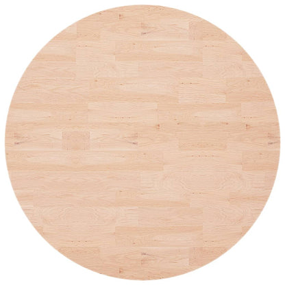 Round Table Top ??90x1.5 cm Solid Wood Oak