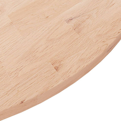 Round Table Top ??90x1.5 cm Solid Wood Oak