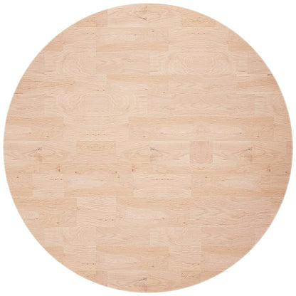Round Table Top Ø70x2,5 cm Untreated Solid Wood Oak