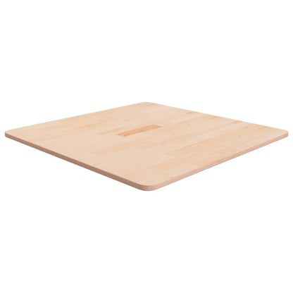 Square Table Top 70x70x1.5 cm Untreated Solid Wood Oak