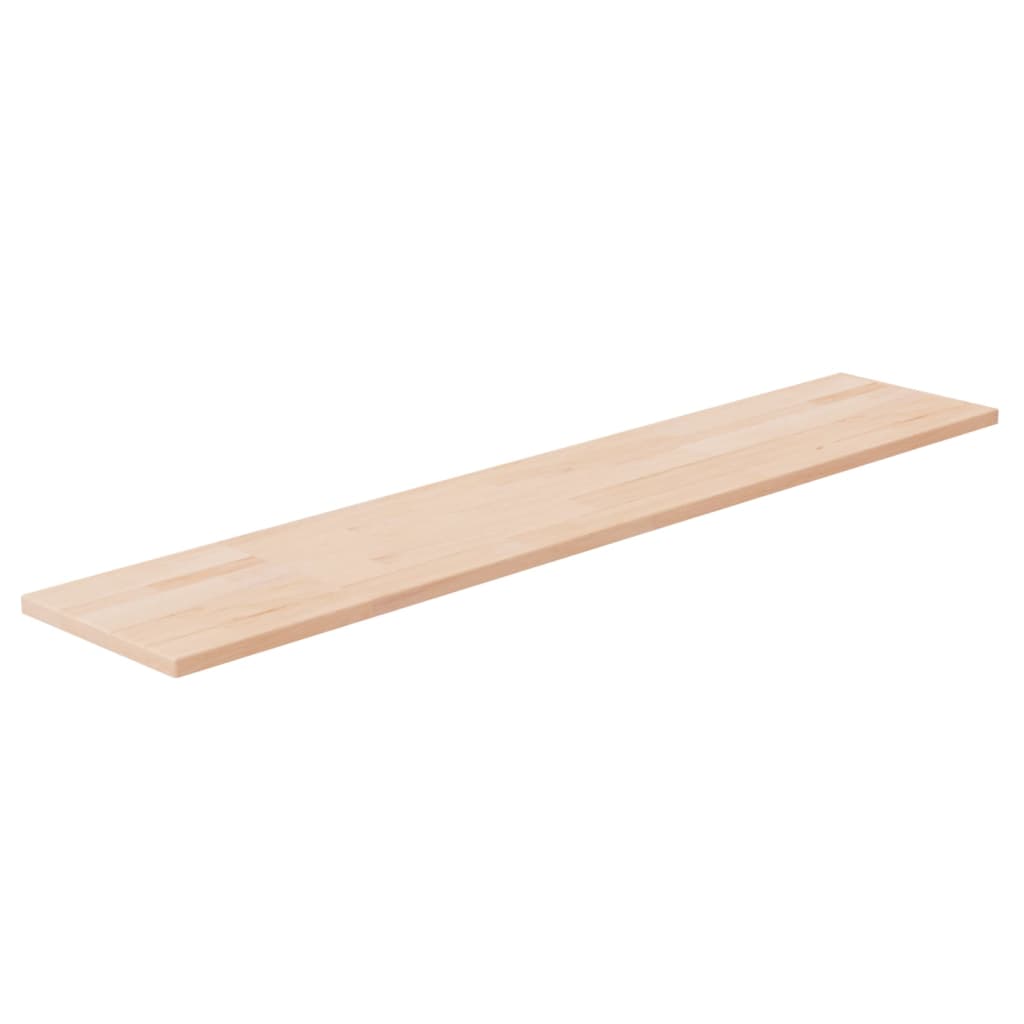 Shelf Board 100x20x1.5 cm Untreated Solid Wood Oak