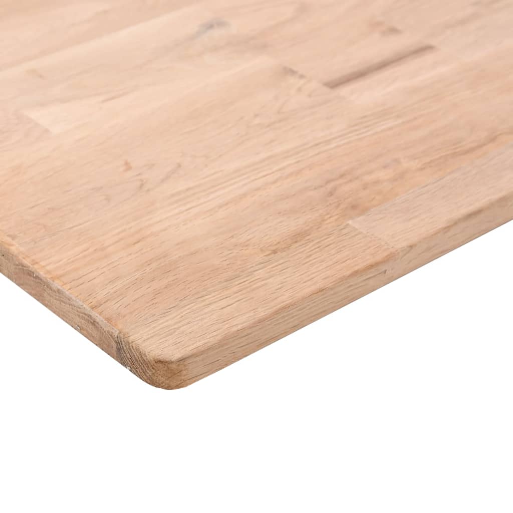 Shelf Board 100x20x1.5 cm Untreated Solid Wood Oak