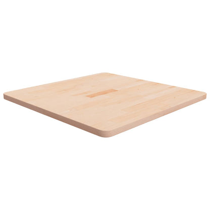 Square Table Top 70x70x2.5 cm Untreated Solid Wood Oak