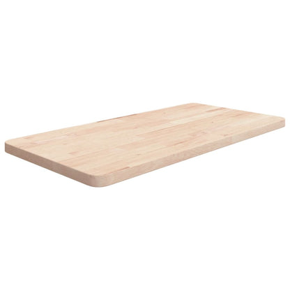 Bathroom Countertop 80x40x2.5 cm Untreated Solid Wood