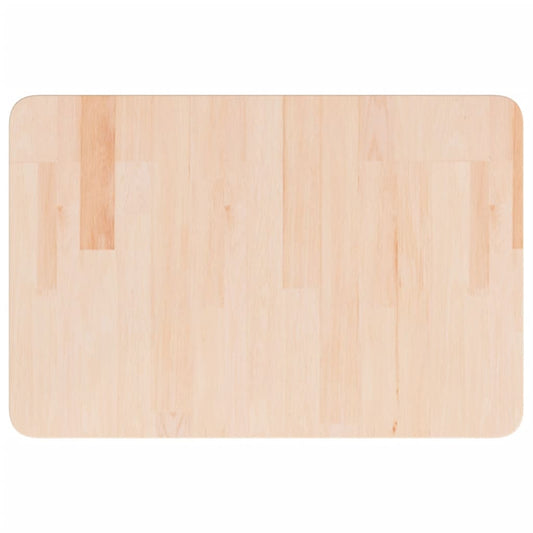 Bathroom Countertop 60x40x2.5 cm Untreated Solid Wood