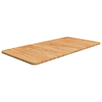 Bathroom Countertop Light Brown 80x40x1.5cm Treated Solid Wood