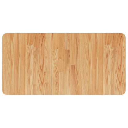 Bathroom Countertop Light Brown 80x40x1.5cm Treated Solid Wood