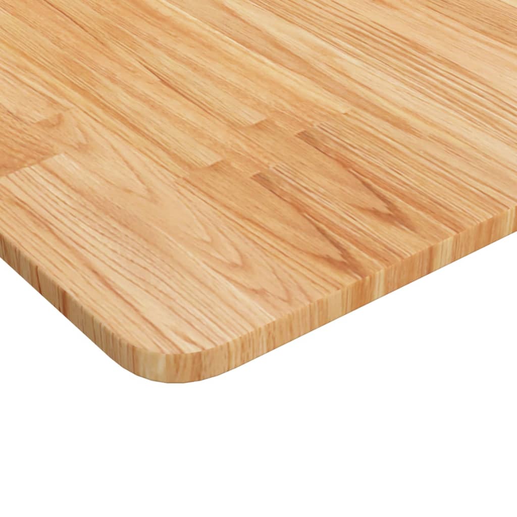 Bathroom Countertop Light Brown 80x40x1.5cm Treated Solid Wood