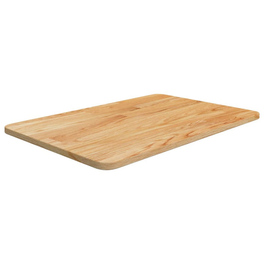 Bathroom Countertop Light Brown 60x40x1.5cm Treated Solid Wood