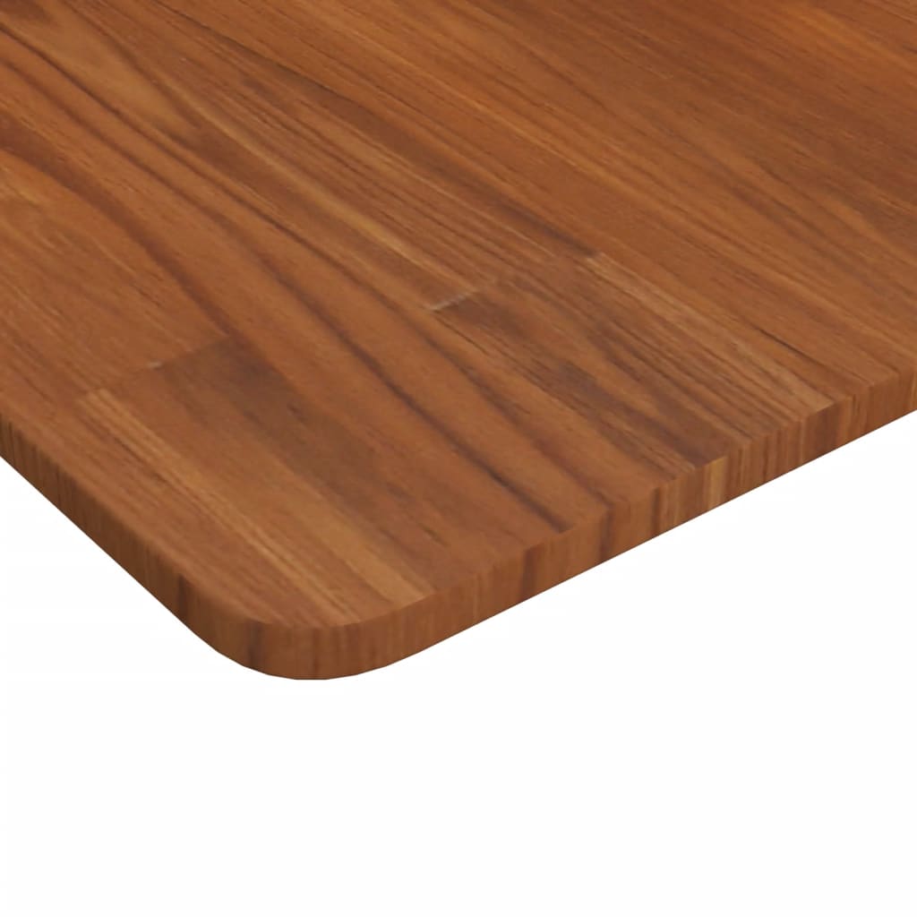 Bathroom Countertop Dark Brown 100x50x1.5cm Treated Solid Wood
