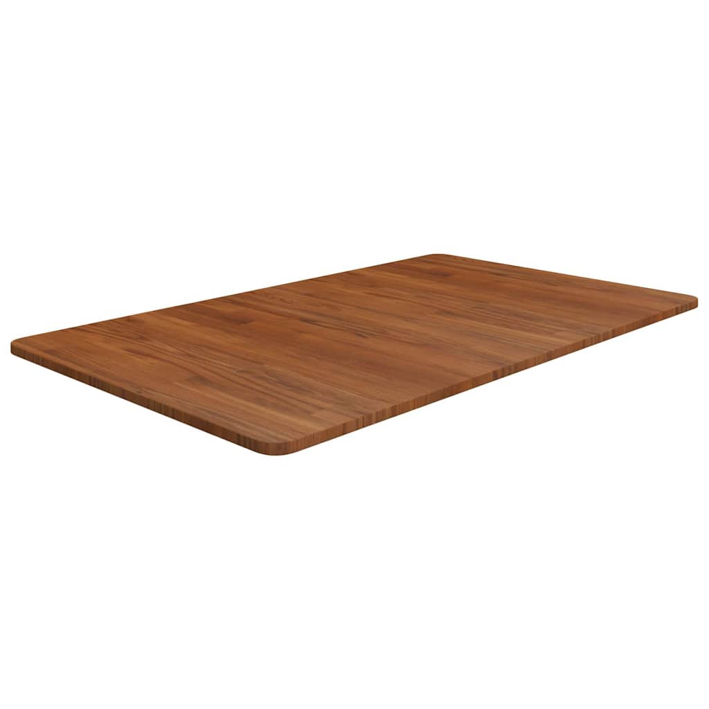 Bathroom Countertop Dark Brown 100x60x1.5cm Treated Solid Wood