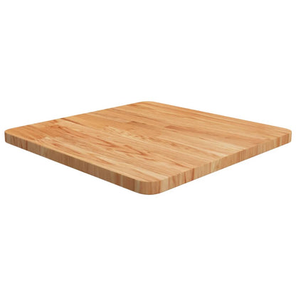 Table Top | Light Brown | Solid Oak Wood | 50x50cm | Durable | Table Top