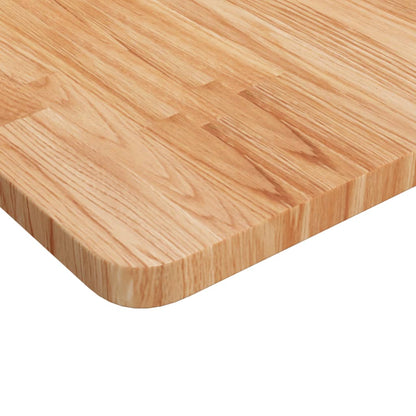 Table Top | Light Brown | Solid Oak Wood | 50x50cm | Durable | Table Top