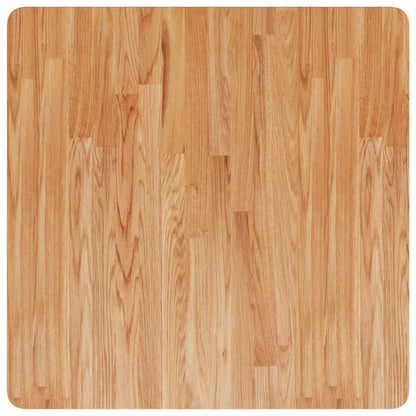 Table Top | Light Brown | Solid Oak Wood | 70x70 cm |  Durable