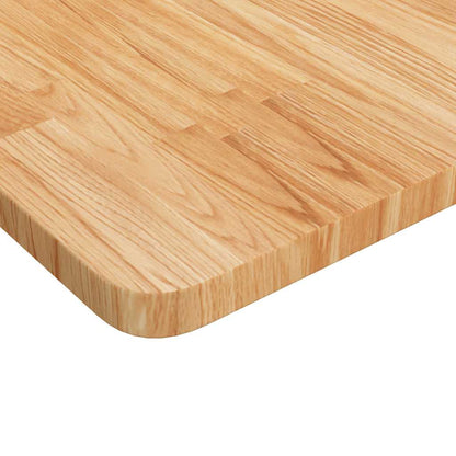 Bathroom Countertop Light Brown 80x40x2.5cm Treated Solid Wood