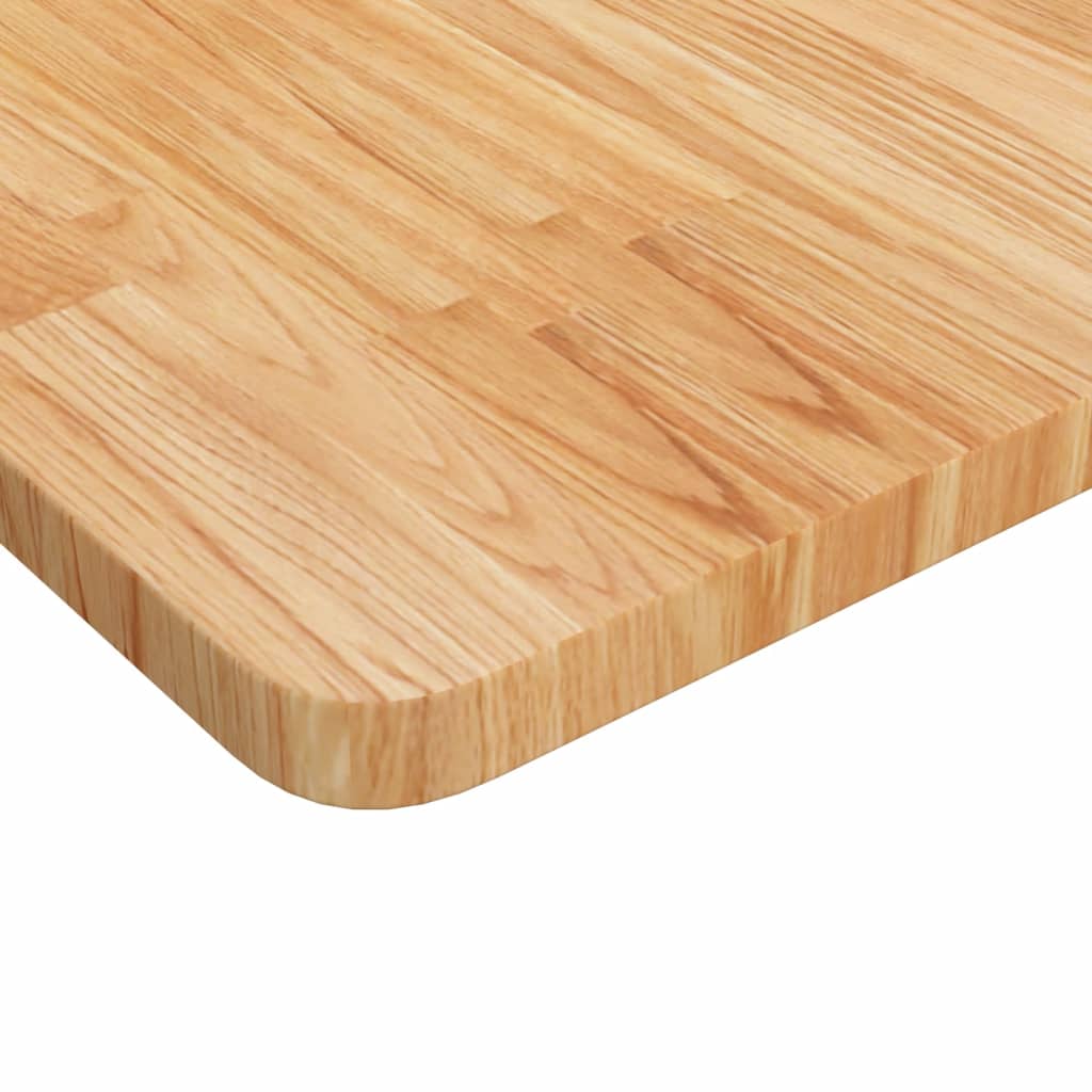 Bathroom Countertop Light Brown 100x50x2.5cm Treated Solid Wood