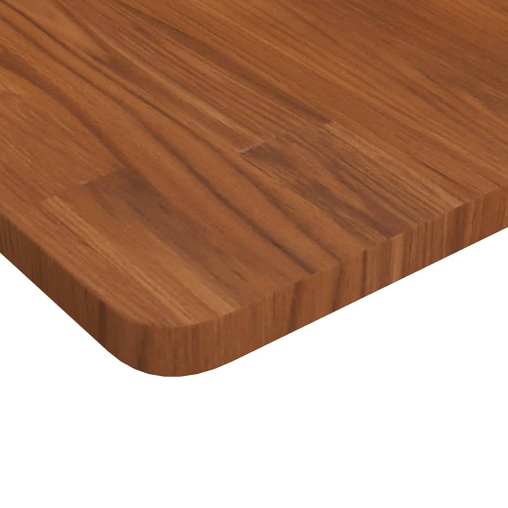 Bathroom Countertop Dark Brown 60x40x2.5cm Treated Solid Wood