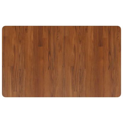 Bathroom Countertop Dark Brown 100x60x2,5cm Treated Solid Wood