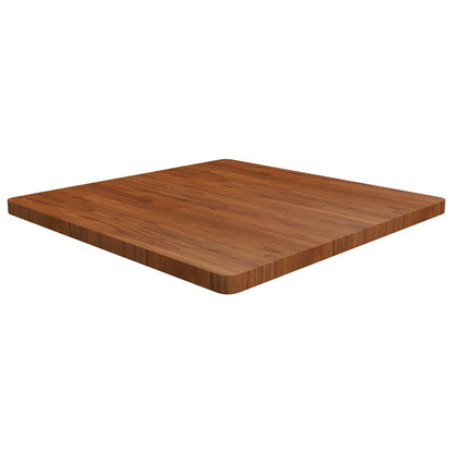 Table Top | Dark Brown | Solid Oak Wood | 90x90cm | Table Top | Square