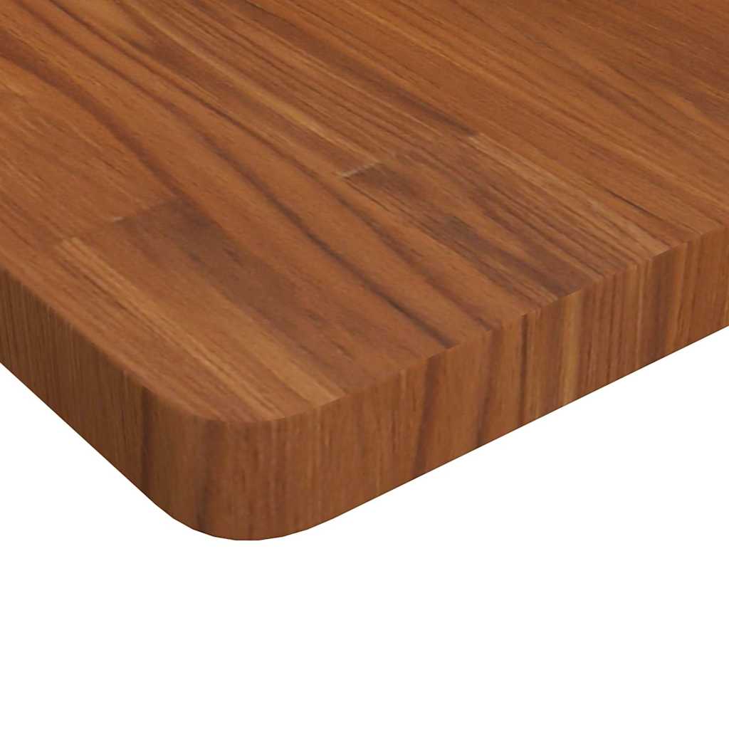 Table Top | Dark Brown | Solid Oak Wood | 90x90cm | Table Top | Square