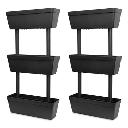 Garden Planter 6 pcs 100 cm Anthracite