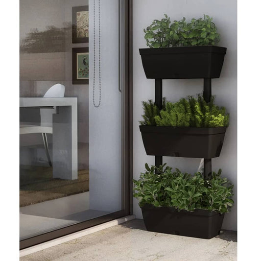 Garden Planter 6 pcs 100 cm Anthracite