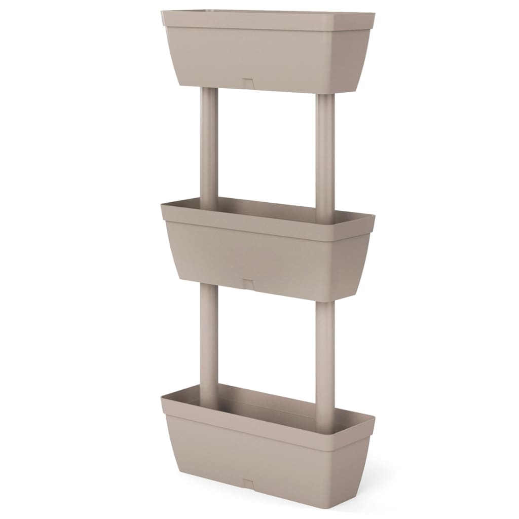 Garden Planter 6 pcs 100 cm Taupe