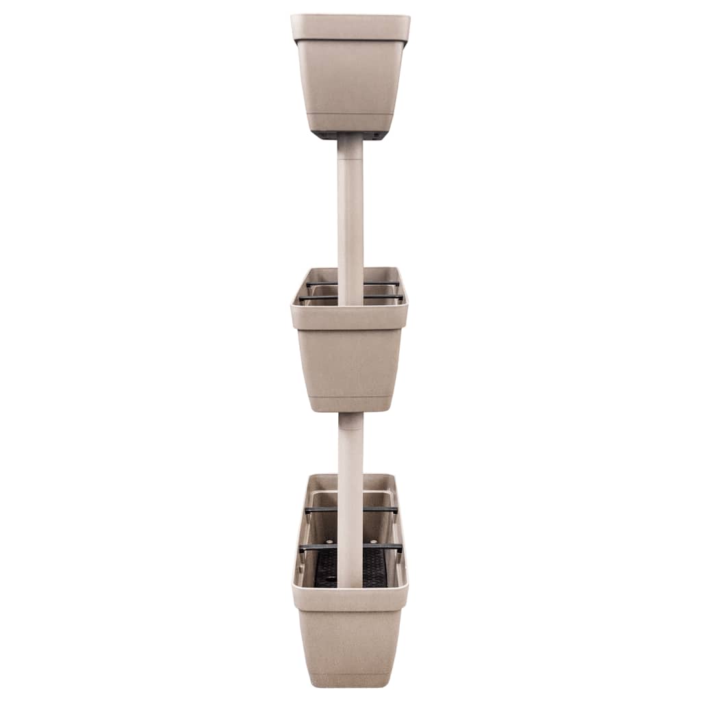 Garden Planter 6 pcs 100 cm Taupe