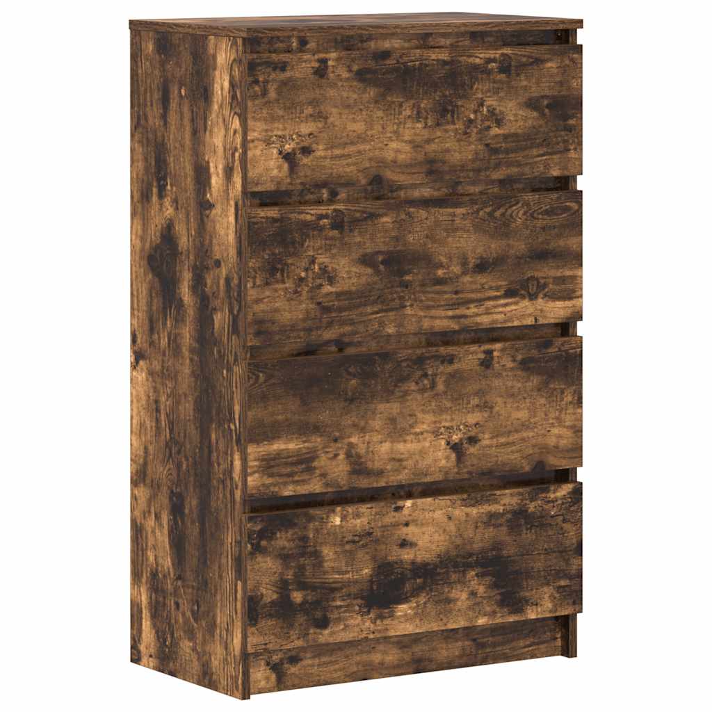 Sideboard Smoked Oak 60x35x98.5 cm Engineered Wood