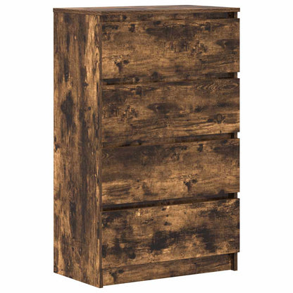 Sideboard Smoked Oak 60x35x98.5 cm Engineered Wood