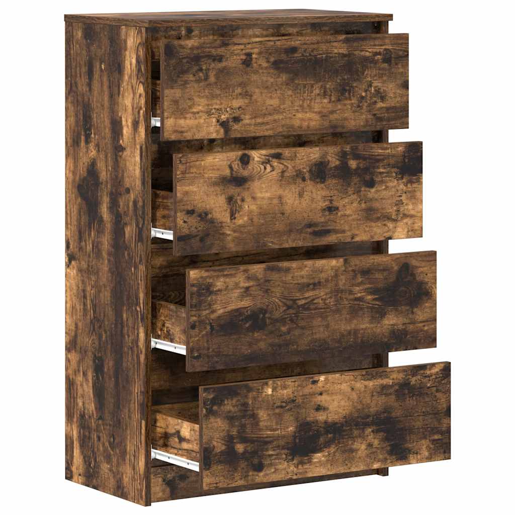 Sideboard Smoked Oak 60x35x98.5 cm Engineered Wood