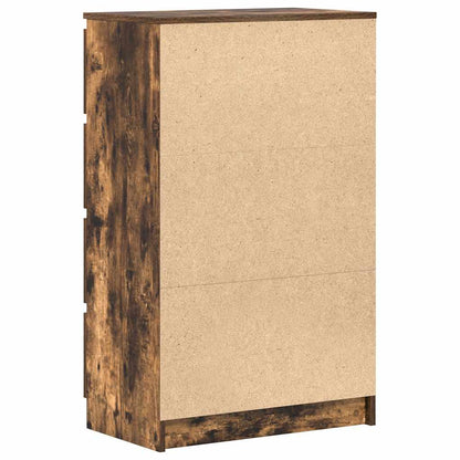 Sideboard Smoked Oak 60x35x98.5 cm Engineered Wood