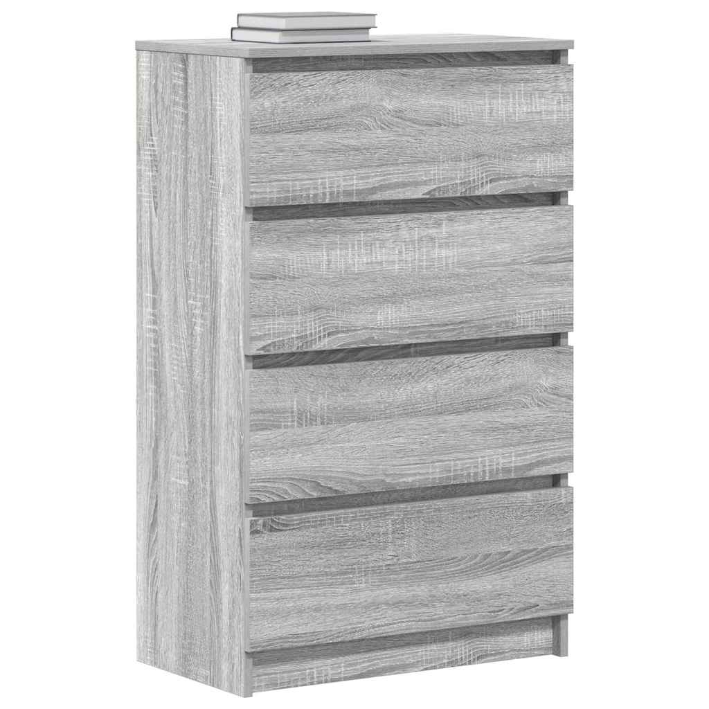815076 vidaXL Sideboard Grey Sonoma 60x35x98,5 cm Engineered Wood