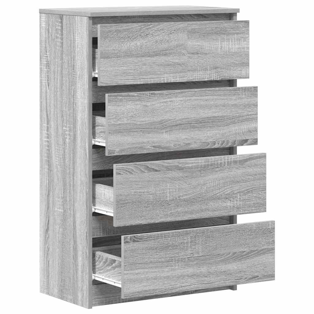 815076 vidaXL Sideboard Grey Sonoma 60x35x98,5 cm Engineered Wood