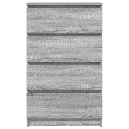 815076 vidaXL Sideboard Grey Sonoma 60x35x98,5 cm Engineered Wood