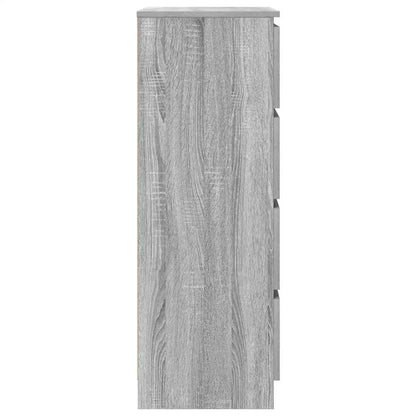 Sideboard Grey Sonoma 60x35x98.5 cm Engineered Wood