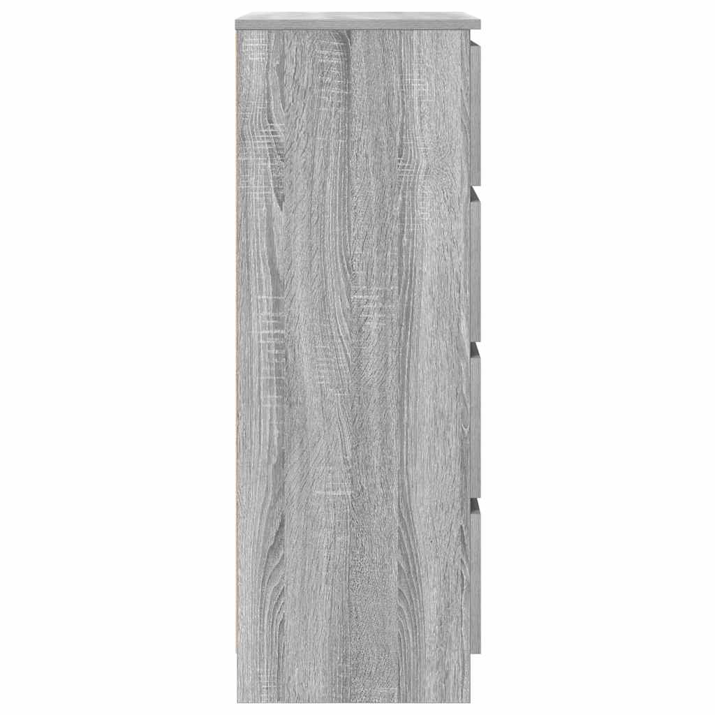 815076 vidaXL Sideboard Grey Sonoma 60x35x98,5 cm Engineered Wood