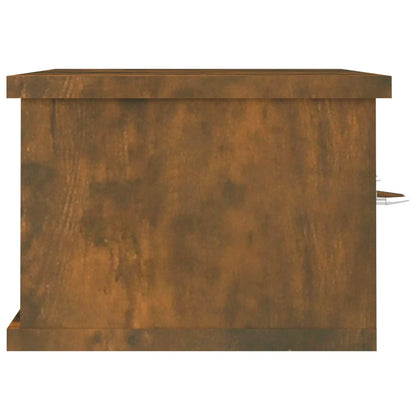 815078 vidaXL Wall Cabinet Smoked Oak 60x26x18,5 cm Engineered Wood