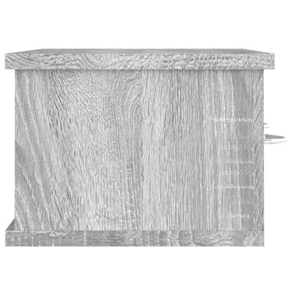 815079 vidaXL Wall Cabinet Grey Sonoma 60x26x18,5 cm Engineered Wood