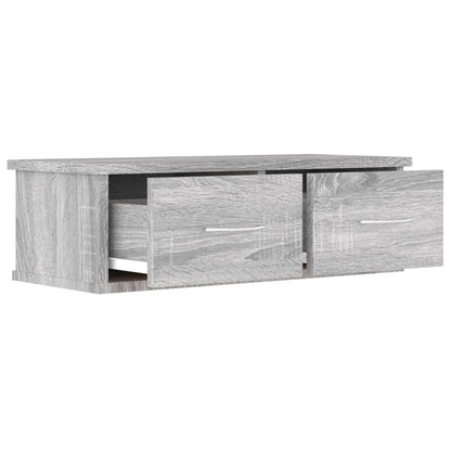 815079 vidaXL Wall Cabinet Grey Sonoma 60x26x18,5 cm Engineered Wood
