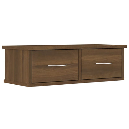 815080 vidaXL Wall Cabinet Brown Oak 60x26x18,5 cm Engineered Wood