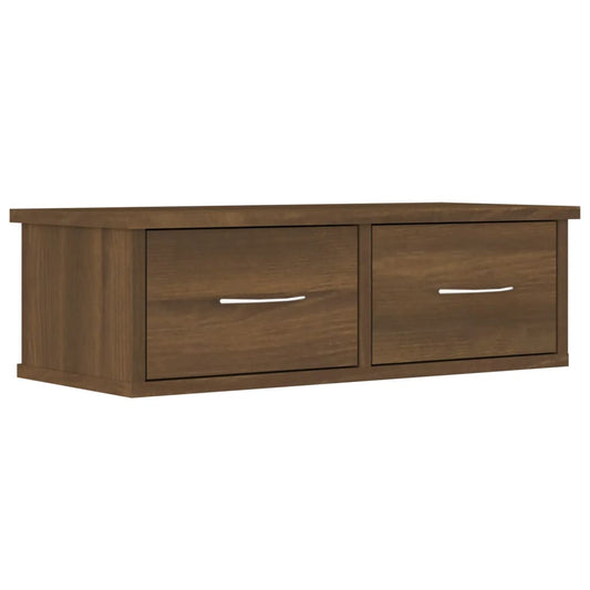 815080 vidaXL Wall Cabinet Brown Oak 60x26x18,5 cm Engineered Wood