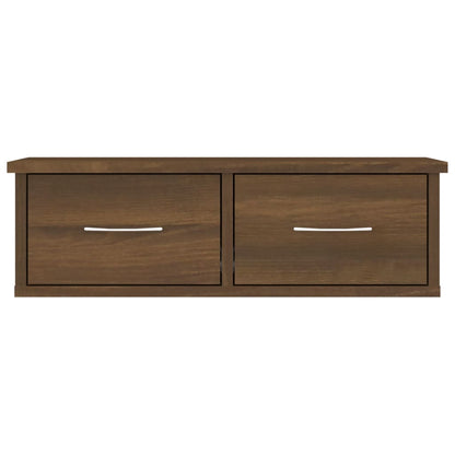 815080 vidaXL Wall Cabinet Brown Oak 60x26x18,5 cm Engineered Wood