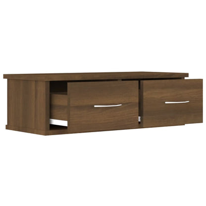 815080 vidaXL Wall Cabinet Brown Oak 60x26x18,5 cm Engineered Wood