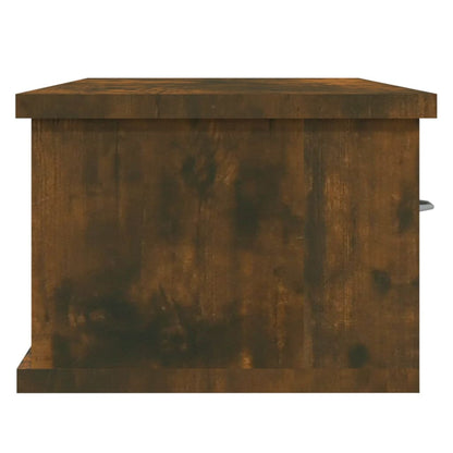 815081 vidaXL Wall Cabinet Smoked Oak 88x26x18,5 cm Engineered Wood