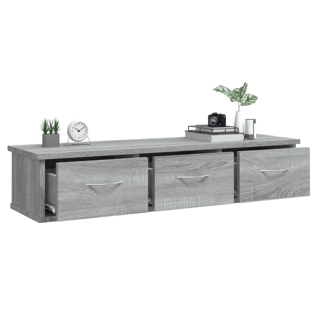 Wall Cabinet | Grey sonoma | Engineered wood | Medium | Wall Cabinet