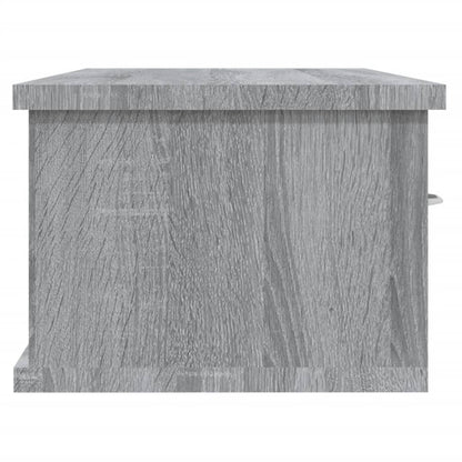 Wall Cabinet Grey Sonoma 88x26x18,5 cm Engineered Wood